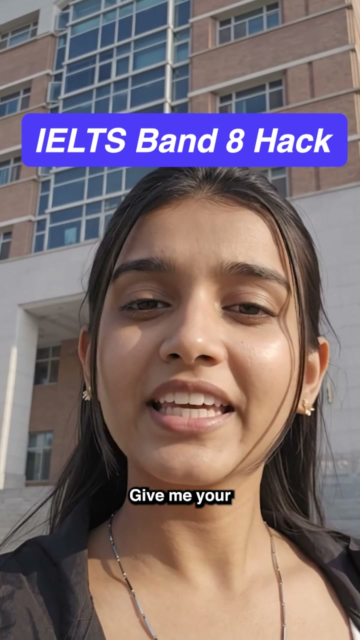 Leap IELTS Facebook ad: Score Band 8 Faster