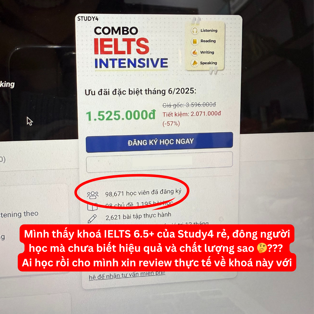 Trang Duong ▷ Group Tự Học IELTS 8.0 Facebook ad: Tăng 2+ Band IELTS chỉ với 3k/ngày