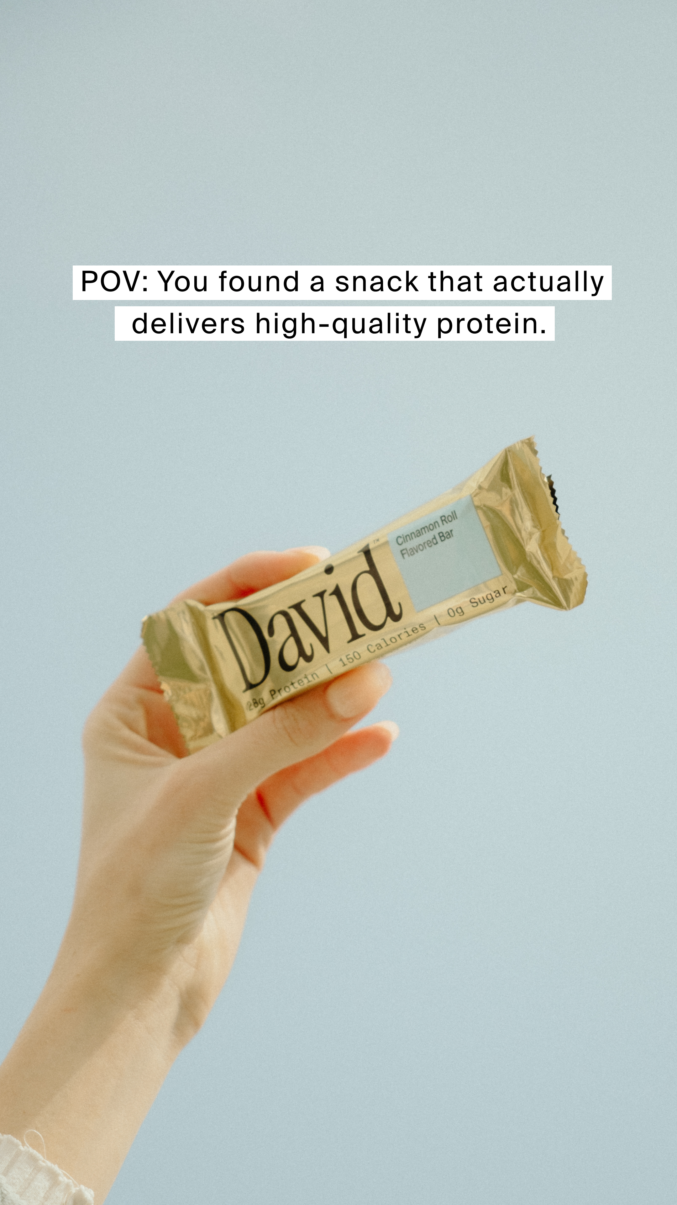 David Protein Facebook ad