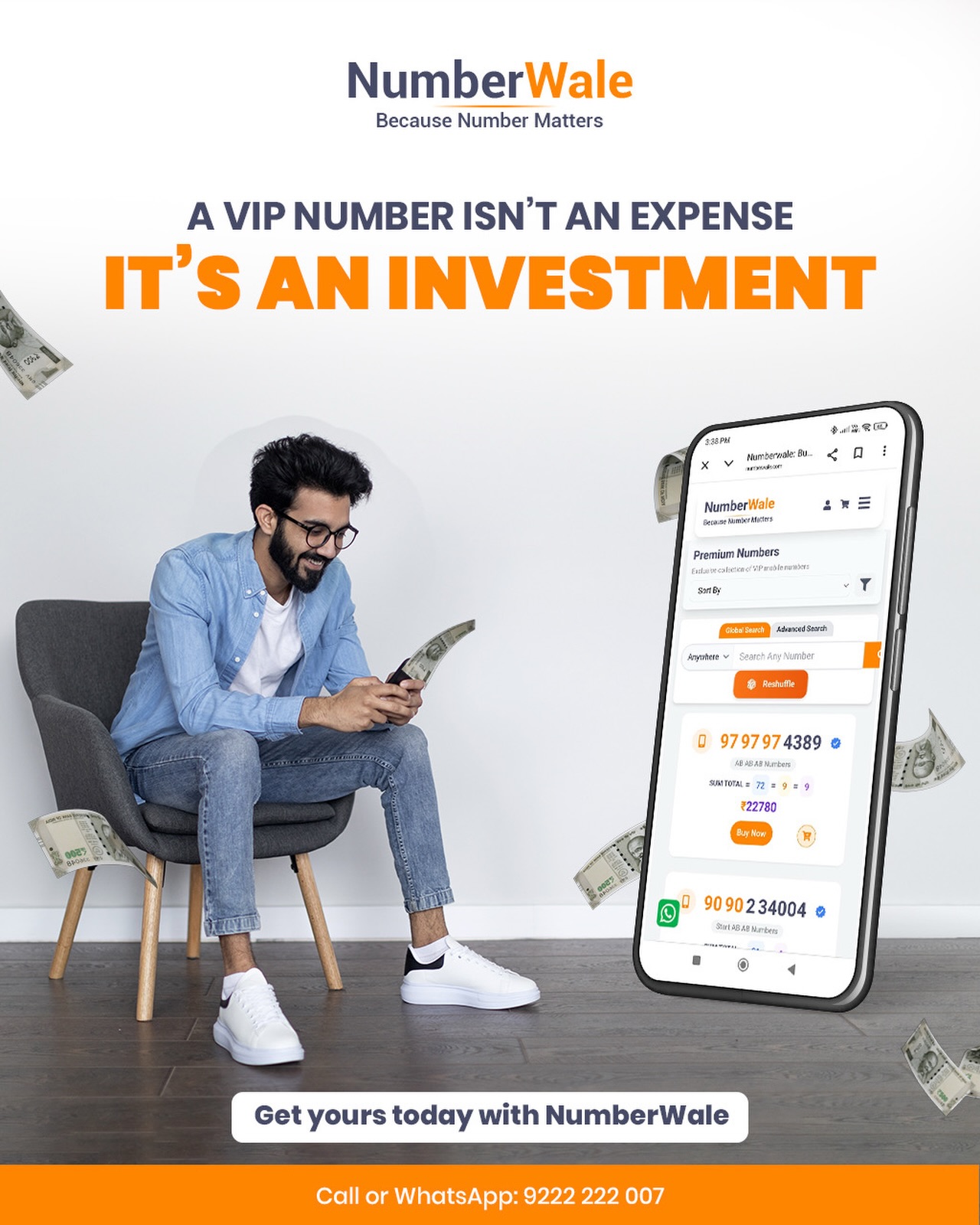 NumberWale Facebook ad: Buy VIP & Fancy Mobile Numbers Online - Numberwale