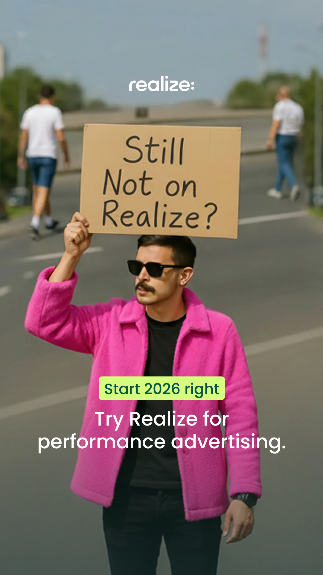 Realize For Advertisers Facebook ad