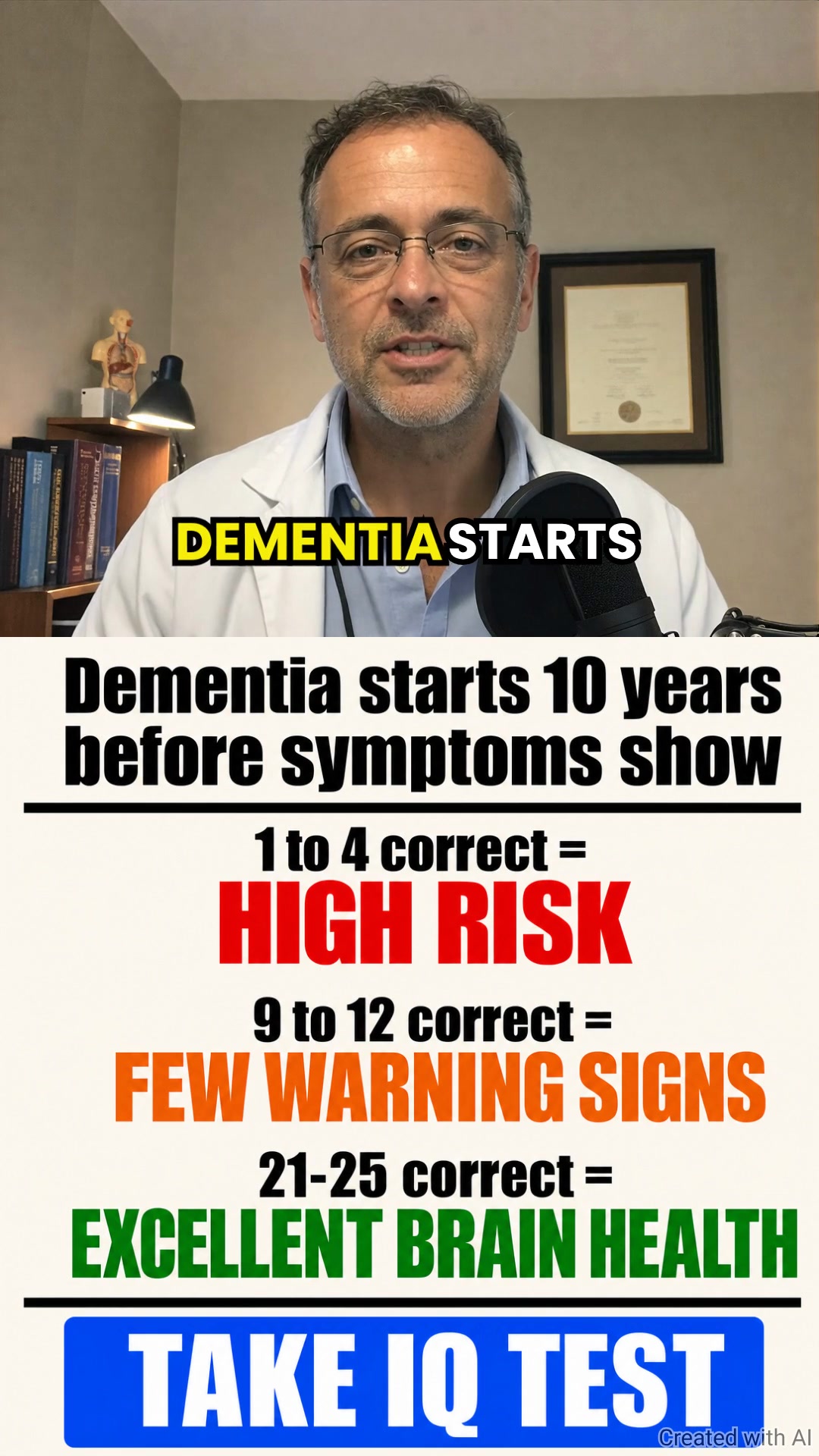 Ronald Sage Facebook ad: IQ Test
