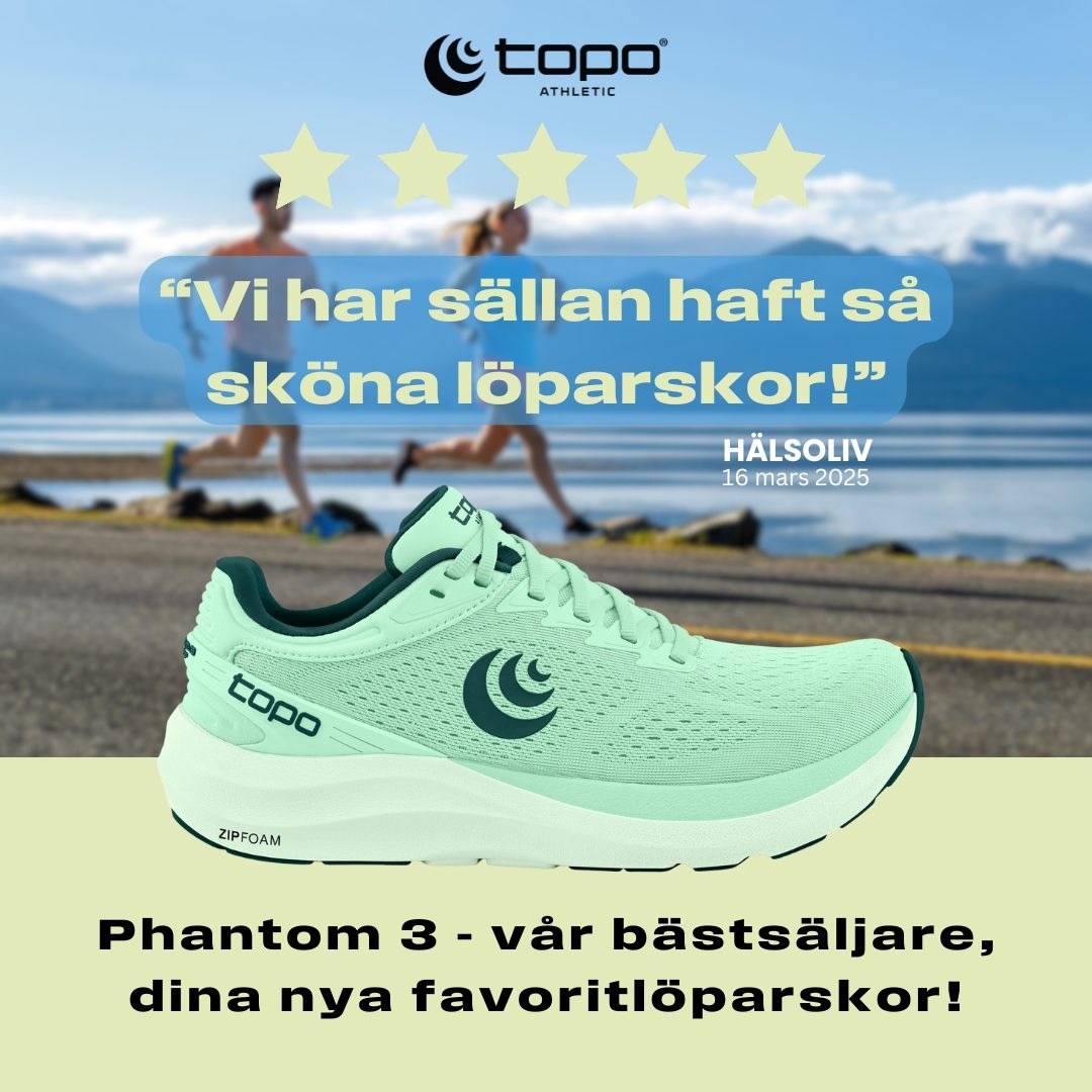 TopoAthletic Sverige Facebook ad from May 21, 2026