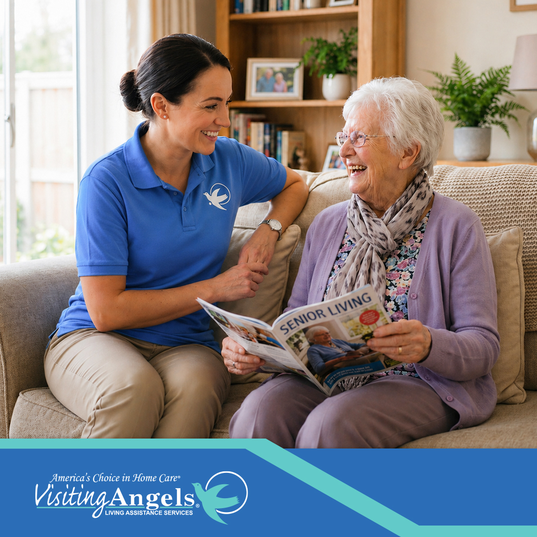 Visiting Angels South Central Michigan Facebook ad: Care That Feels Like Home