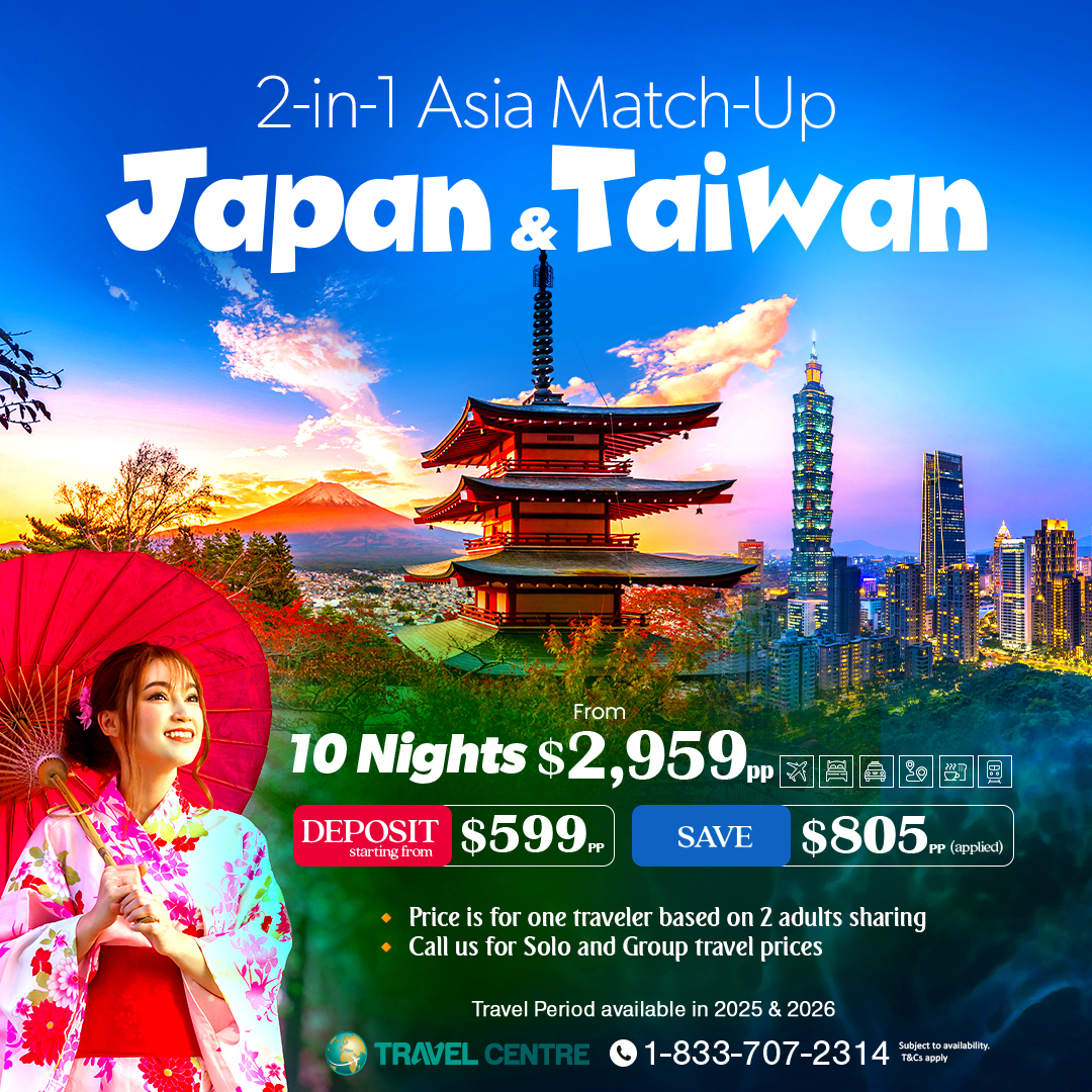 Travel Centre US Facebook ad