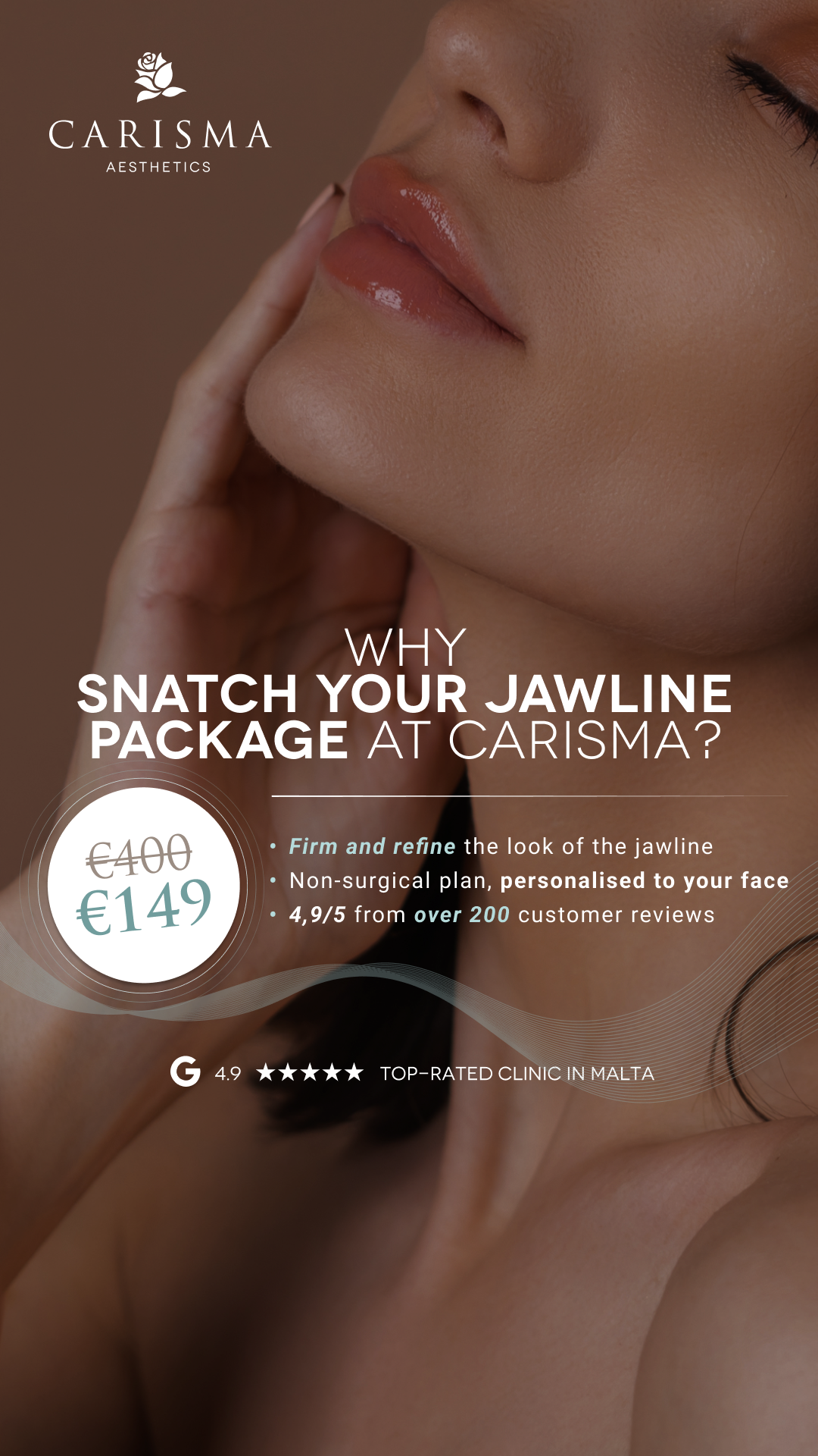 Carisma Aesthetics Facebook ad