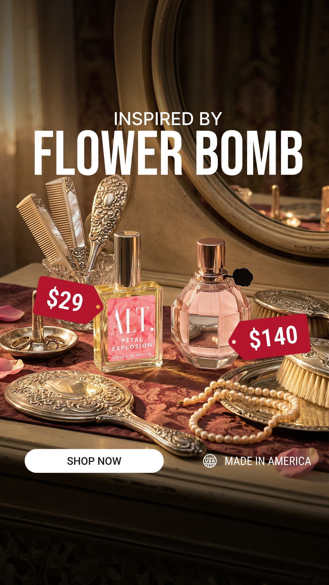ALT. Fragrances Facebook ad