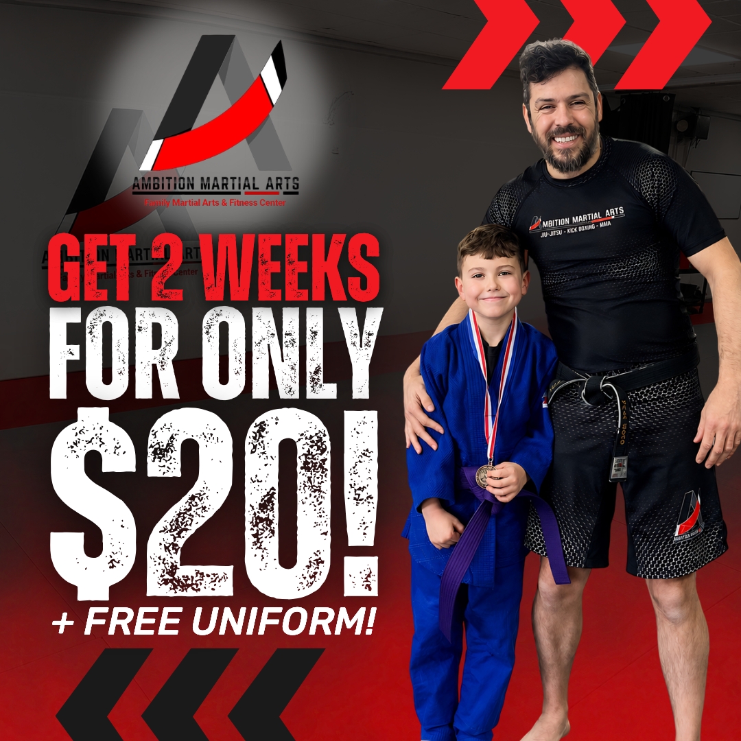 Ambition Martial Arts Facebook ad: Registration is Now Open
