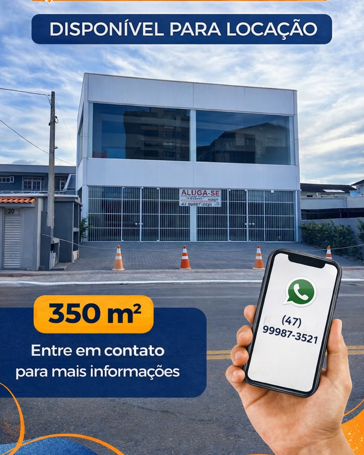 alugueis_navegantes Facebook ad: IMÓVEL COMERCIAL PARA LOCAÇÃO, 350 m²
