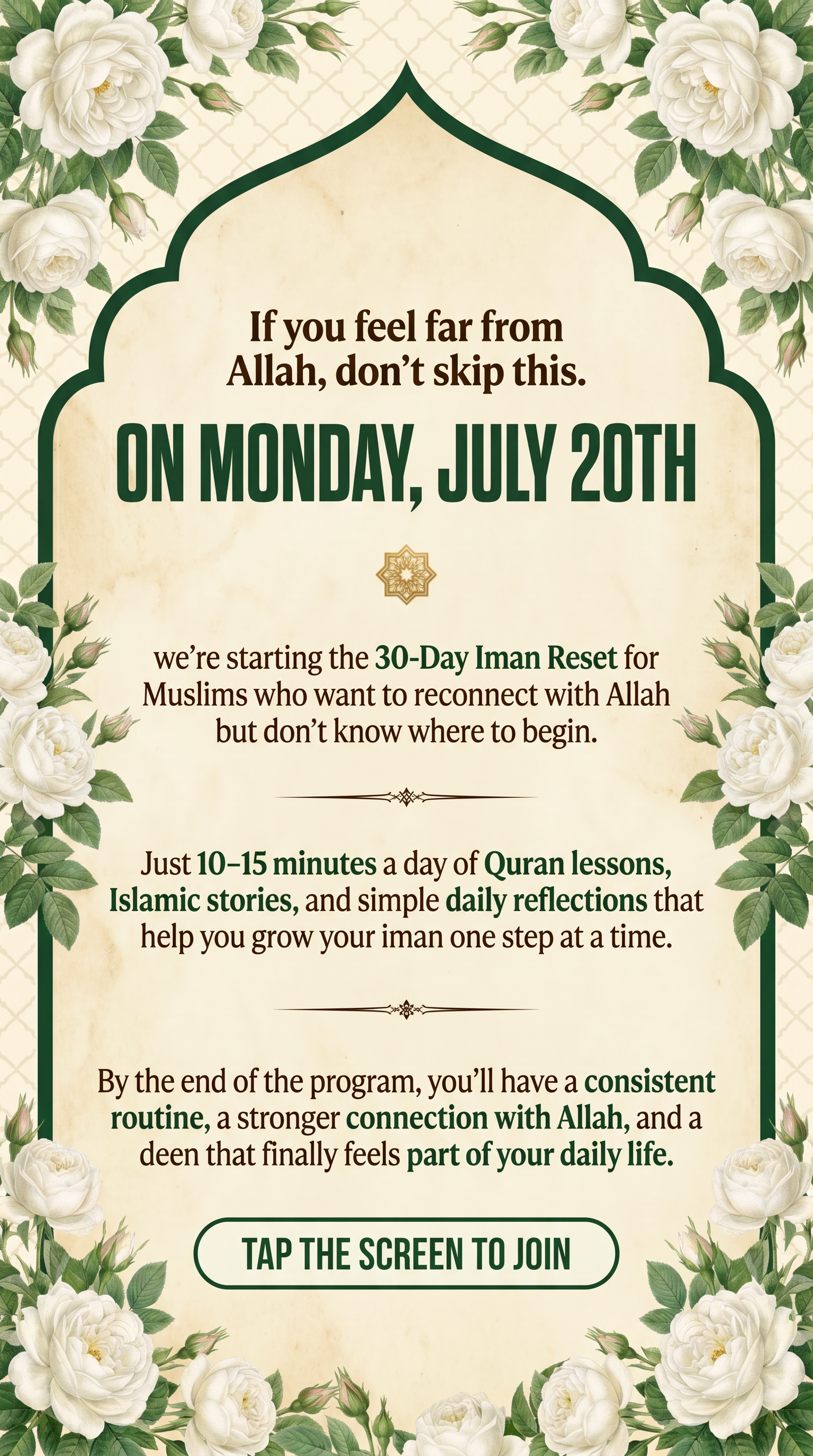 Imam Advice Daily Facebook ad