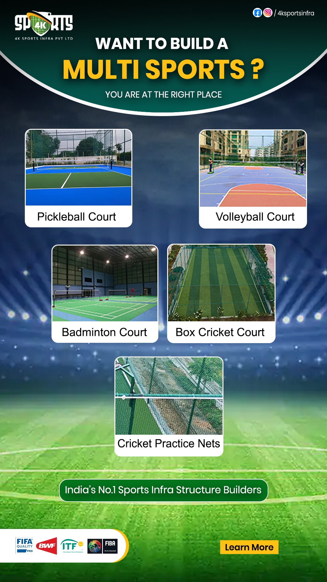 4K Sports Facebook ad