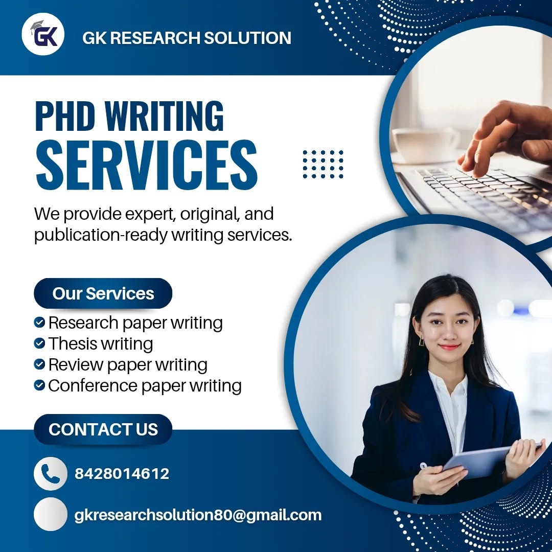 GK Research Solution Facebook ad: Stuck with your PhD research & writing?