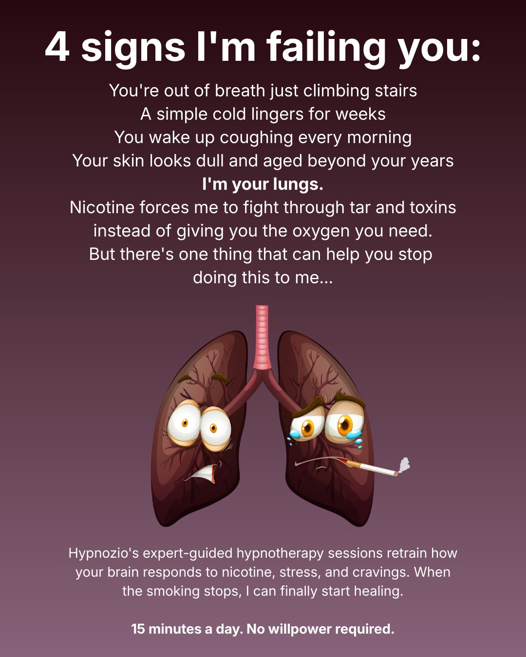 Hypnozio: power of hypnotherapy Facebook ad