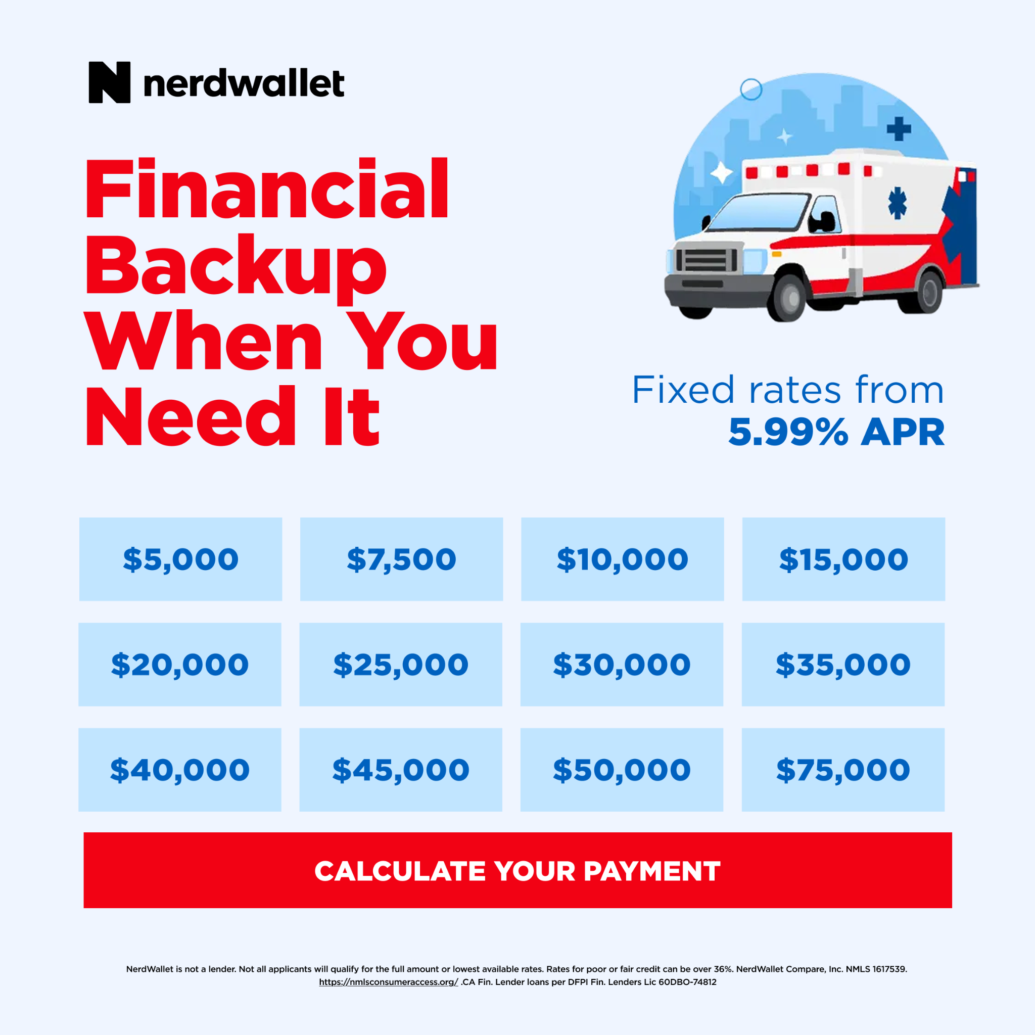 NerdWallet Facebook ad