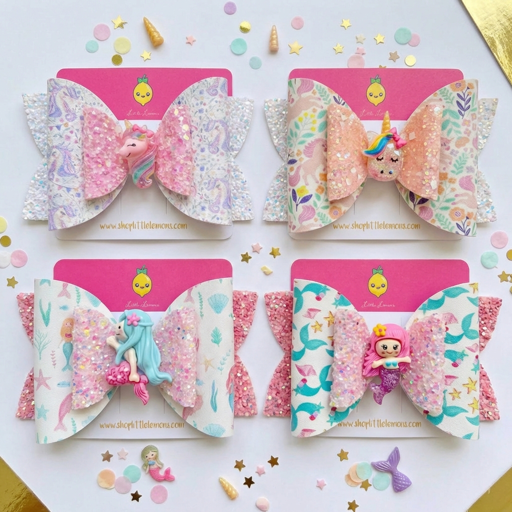 Four Little Lemons Facebook ad: Original Hair Bows