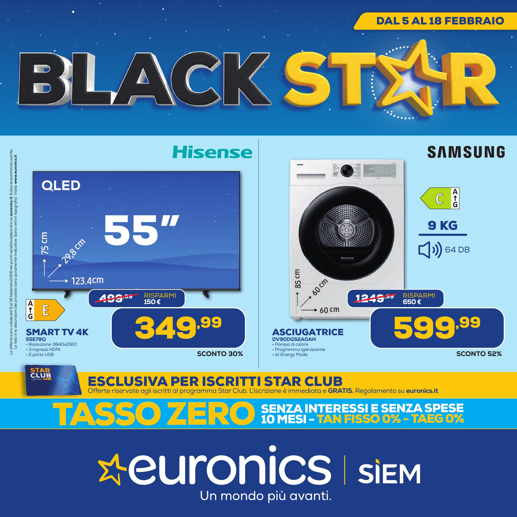 Euronics Siem Facebook ad: Fino al 18 febbraio da Euronics c’è Black…