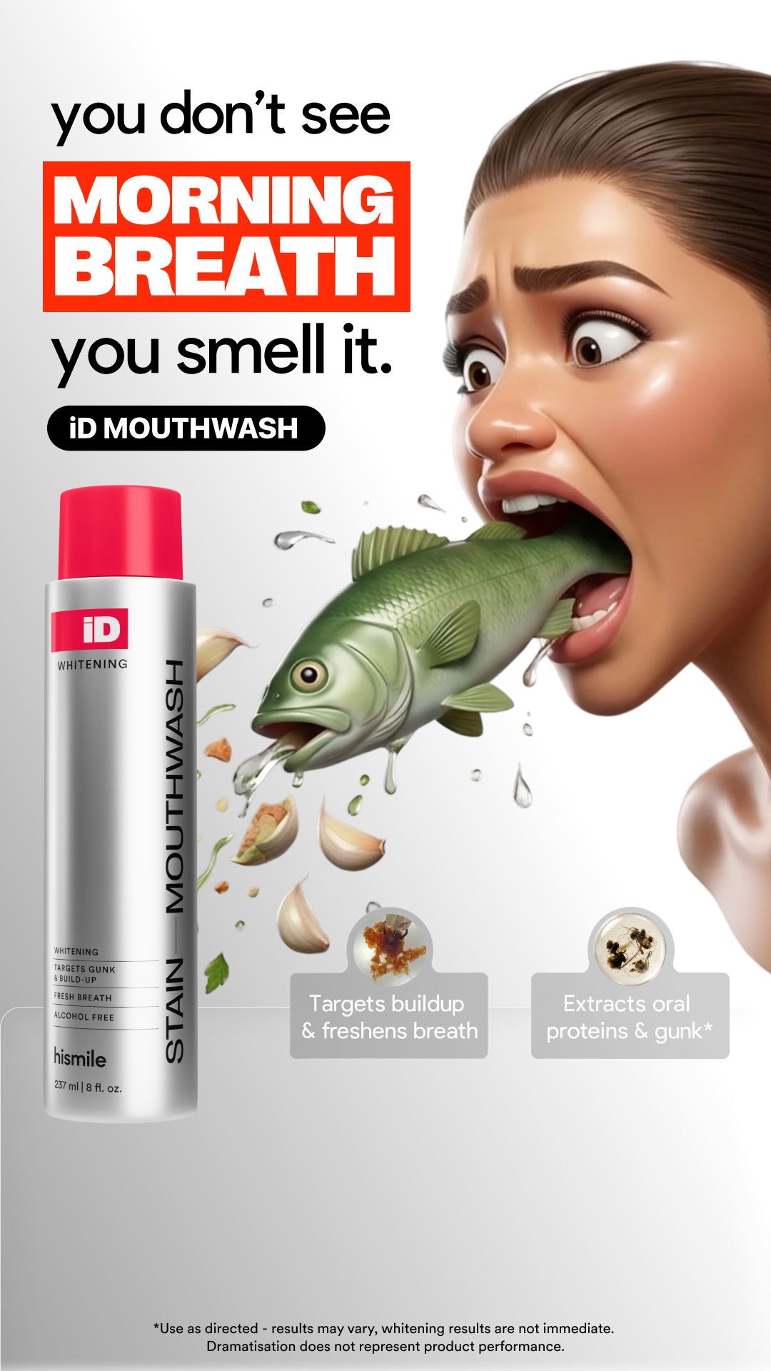 Hismile Facebook ad