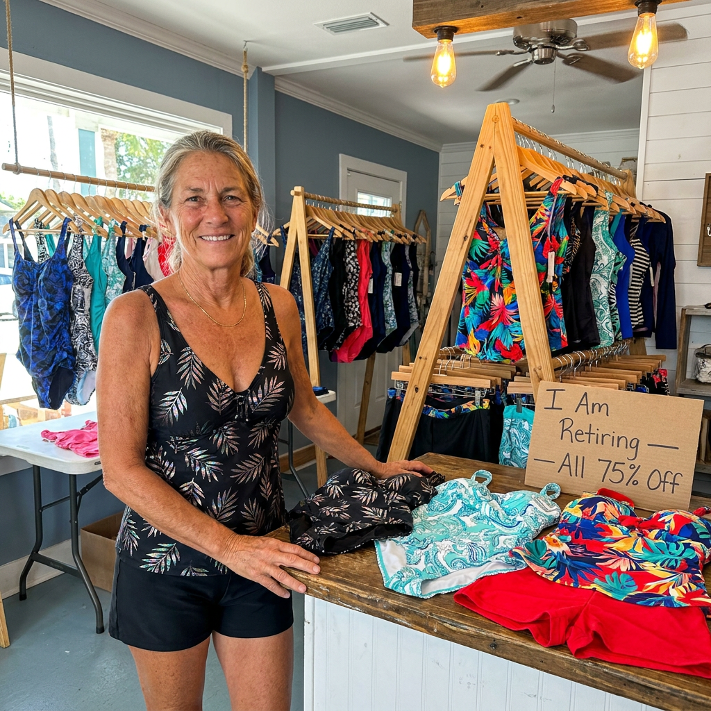 Susan Simmons Facebook ad: Susan's Swimwear Is Closing After 11 Years