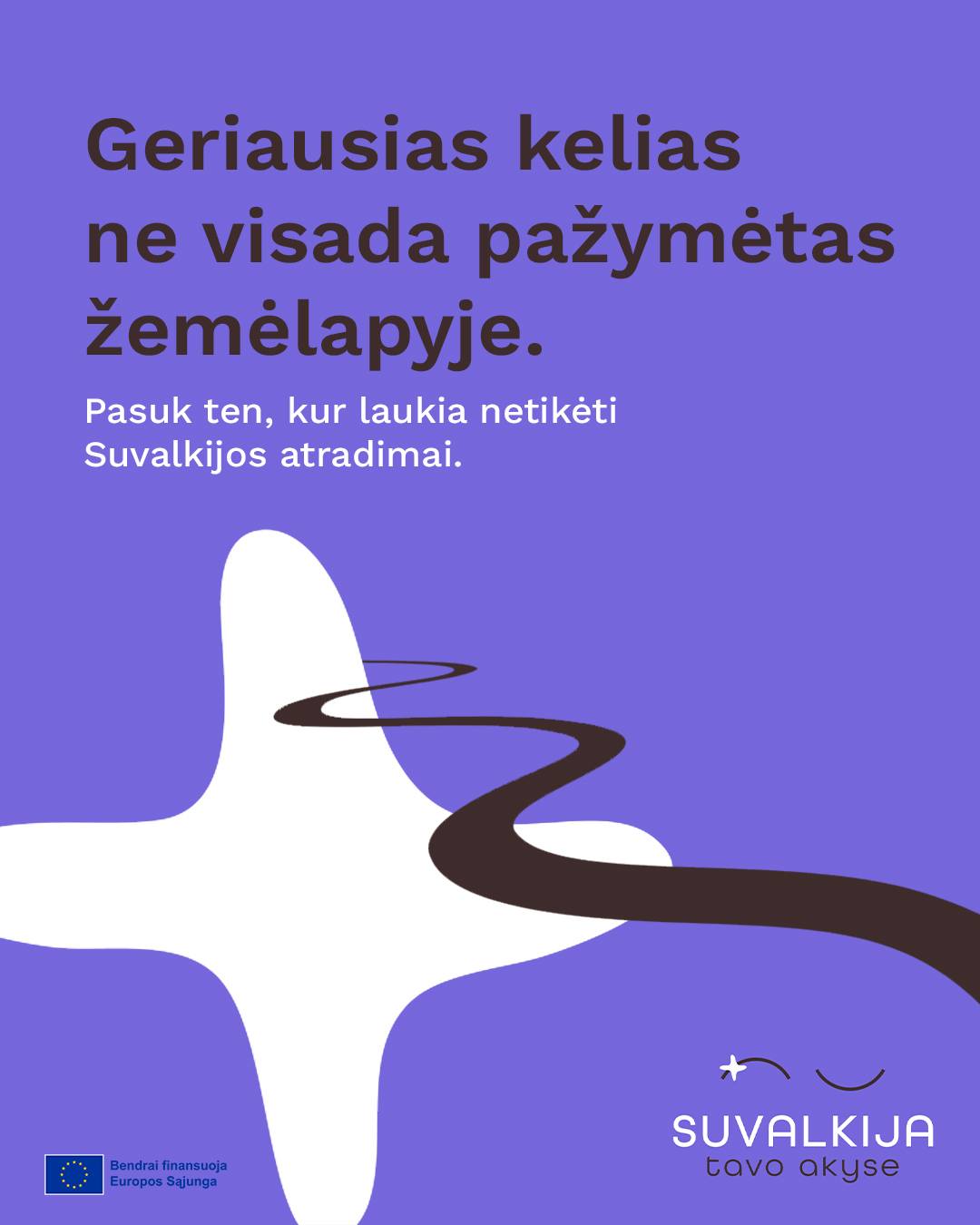 Vilkaviškio turizmo ir verslo informacijos centras Facebook ad: Atrask kelionių maršrutus Suvalkijoje