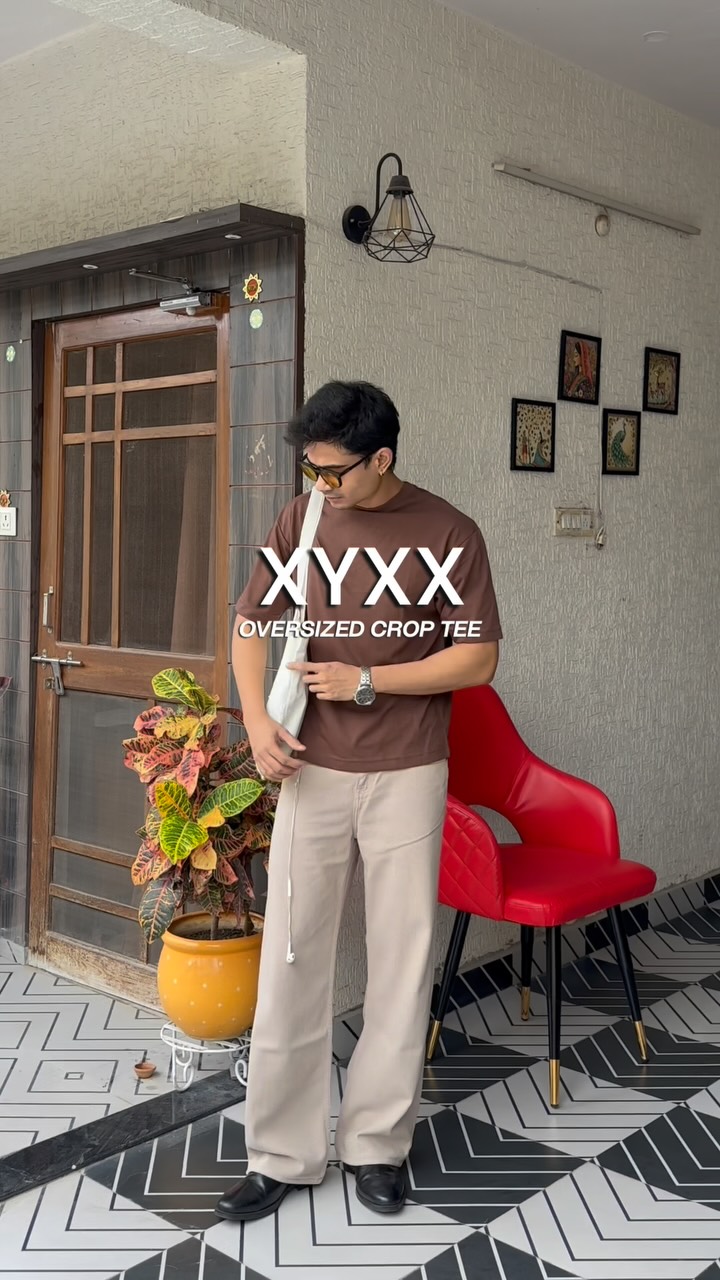 Yash acharya's vines Facebook ad: Meet the oversized crop tee from @xyxxcrew, relaxed…