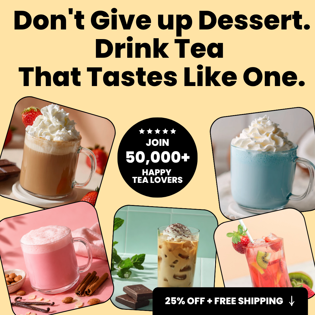 Tealish Facebook ad: Life’s Too Short for Boring Tea
