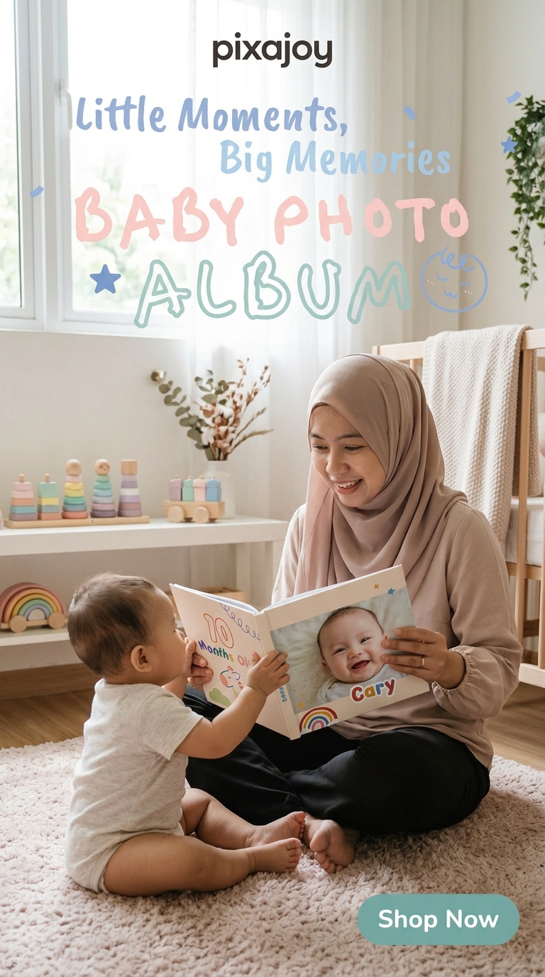 Pixajoy Photobook Facebook ad: 30+ FREE Templates Inside