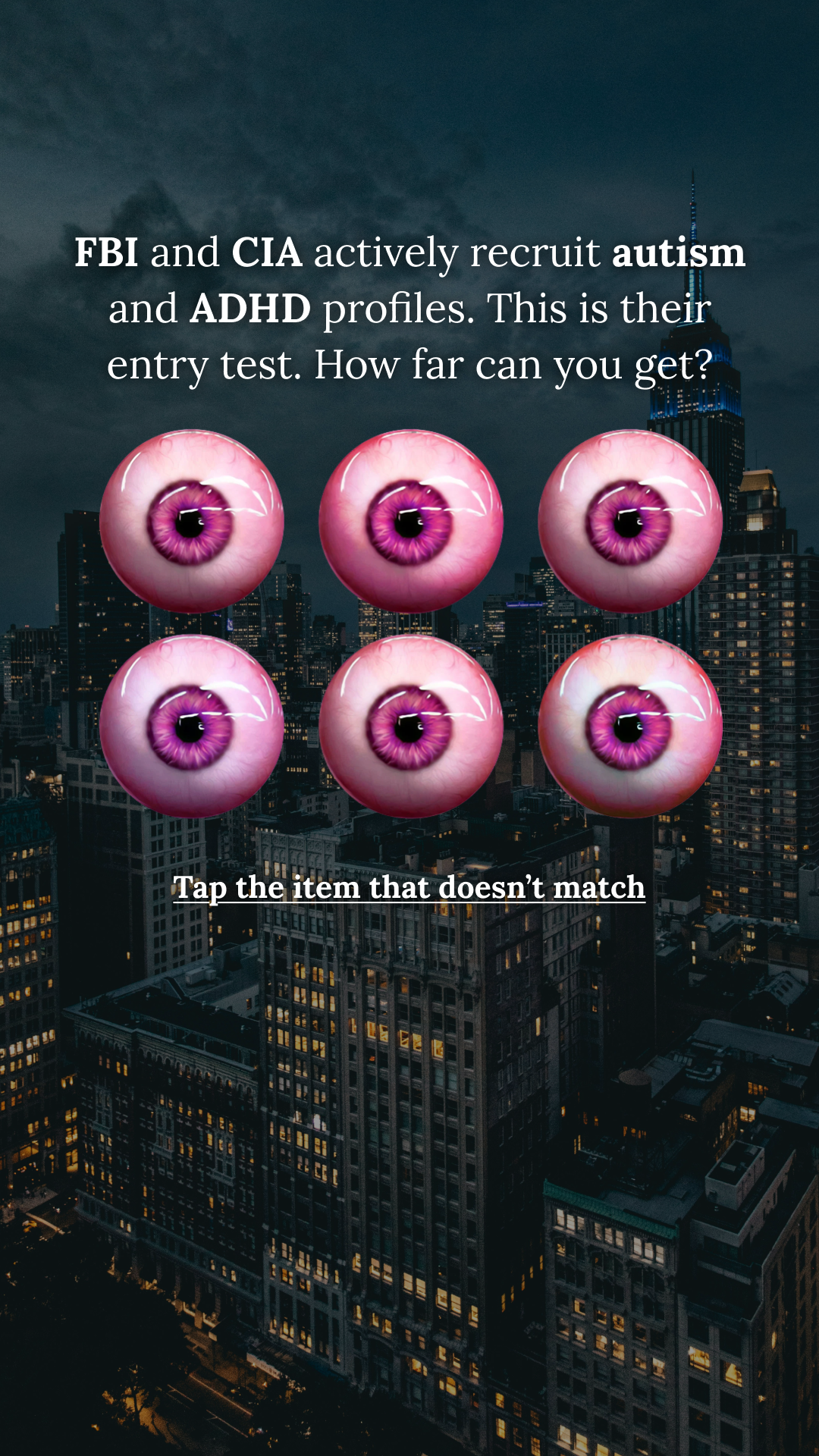 Brain Health Check Facebook ad
