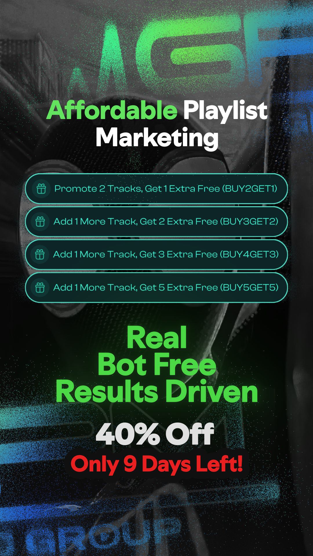 GPM Music Group Facebook ad