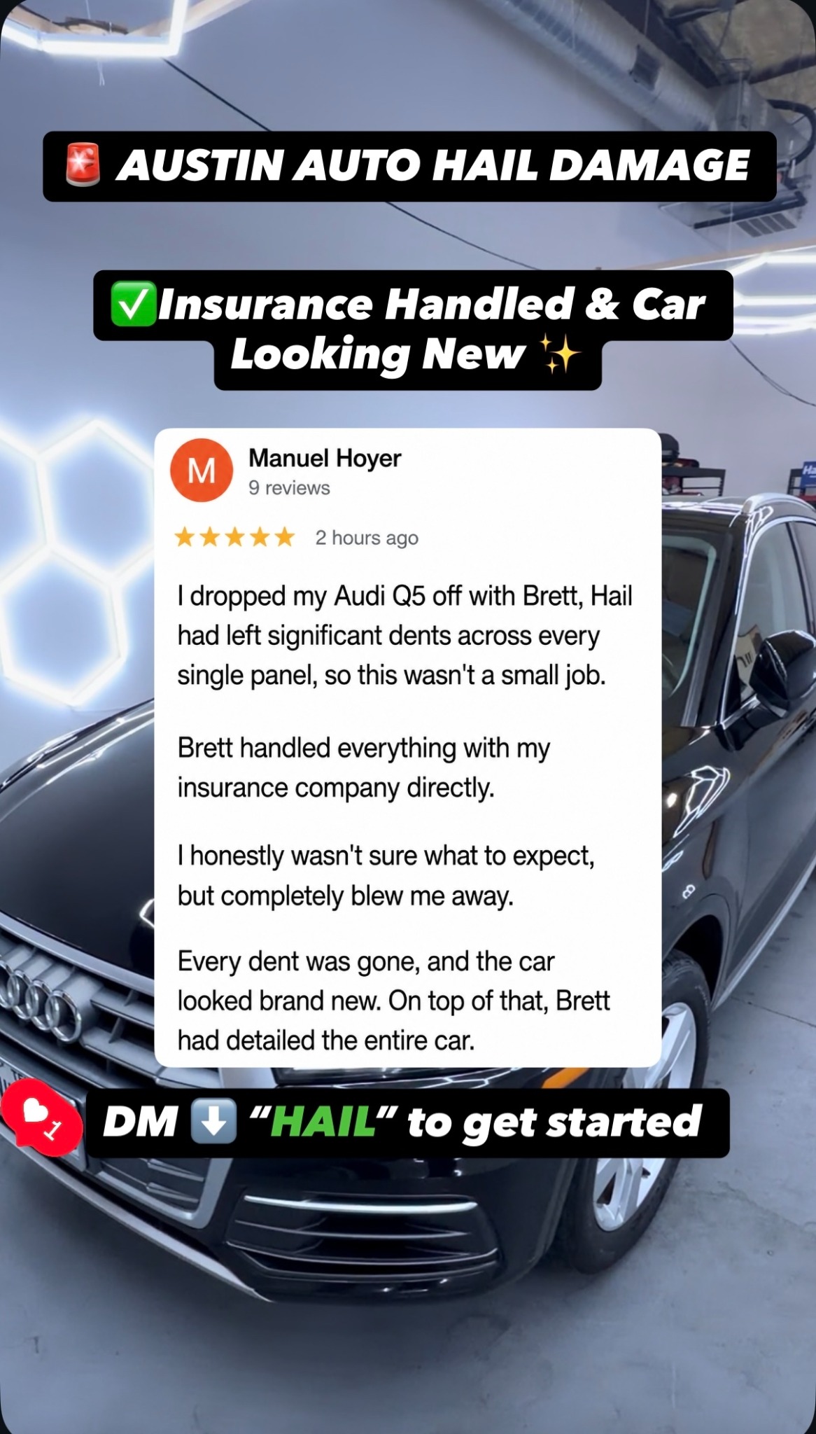 Hail-Tech PDR LLC Facebook ad