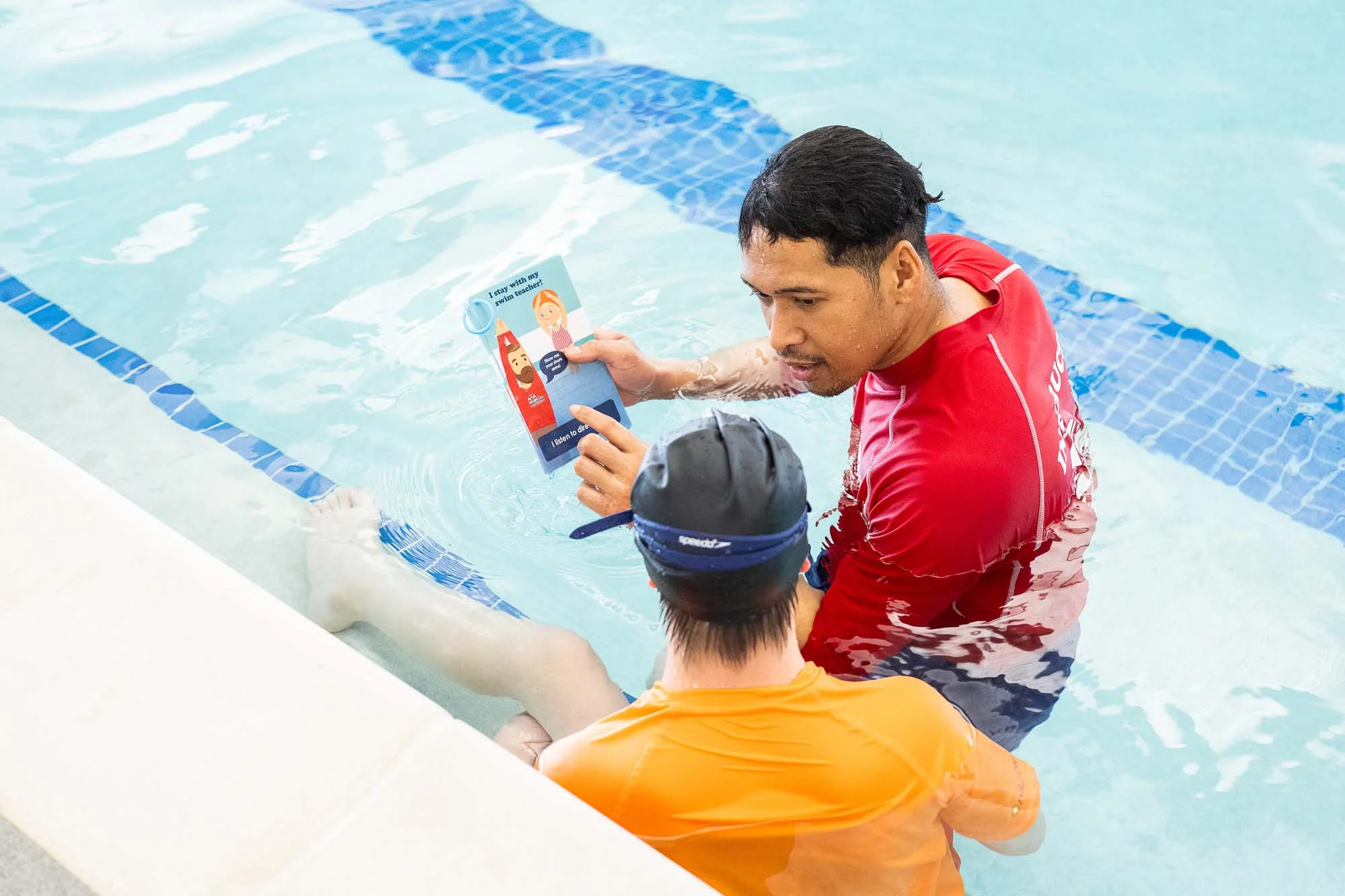 British Swim School of Halton Facebook ad: Inclusive. Supportive. Structured.