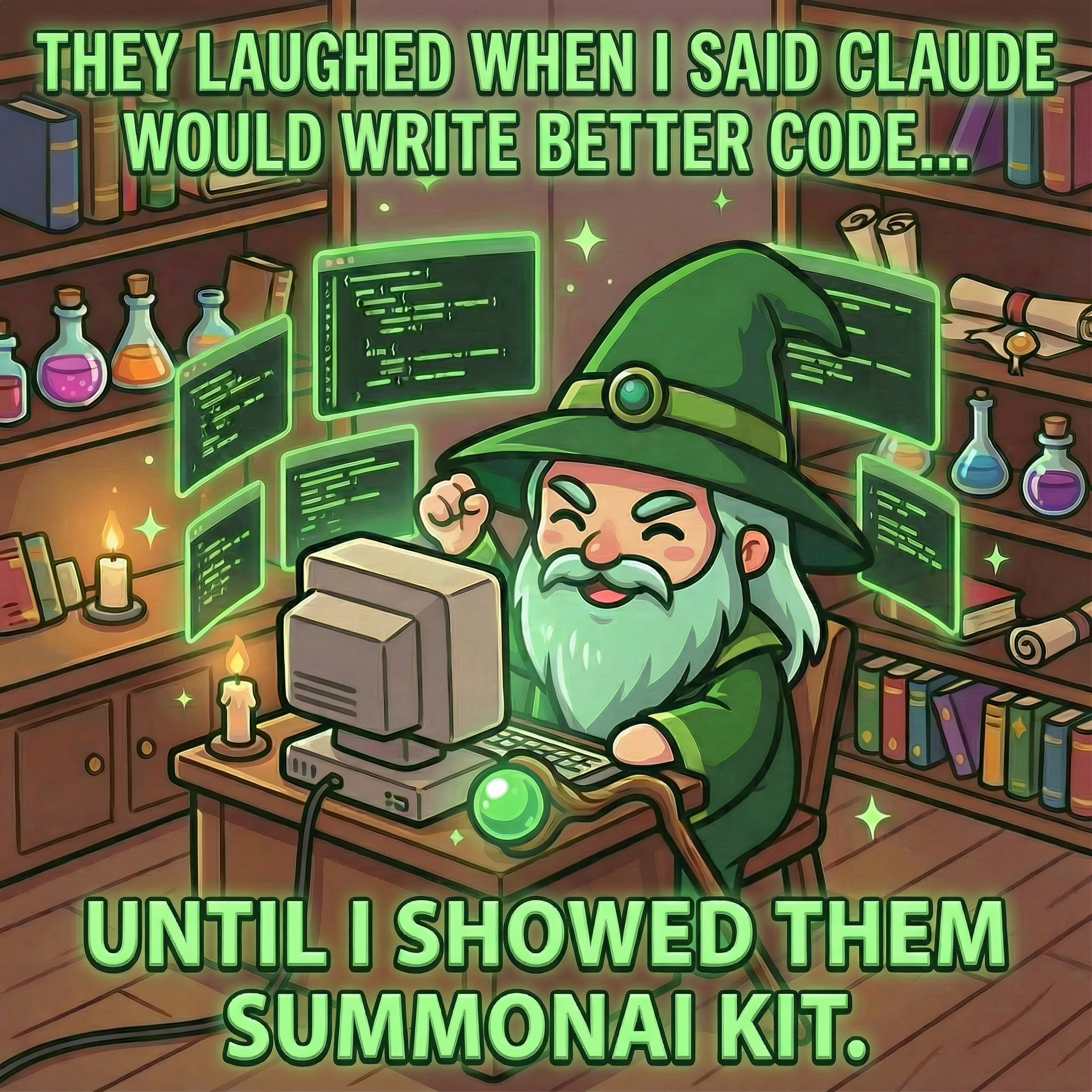 Summonai Facebook ad: Go from zero to shipping with Claude Code in 60 seconds