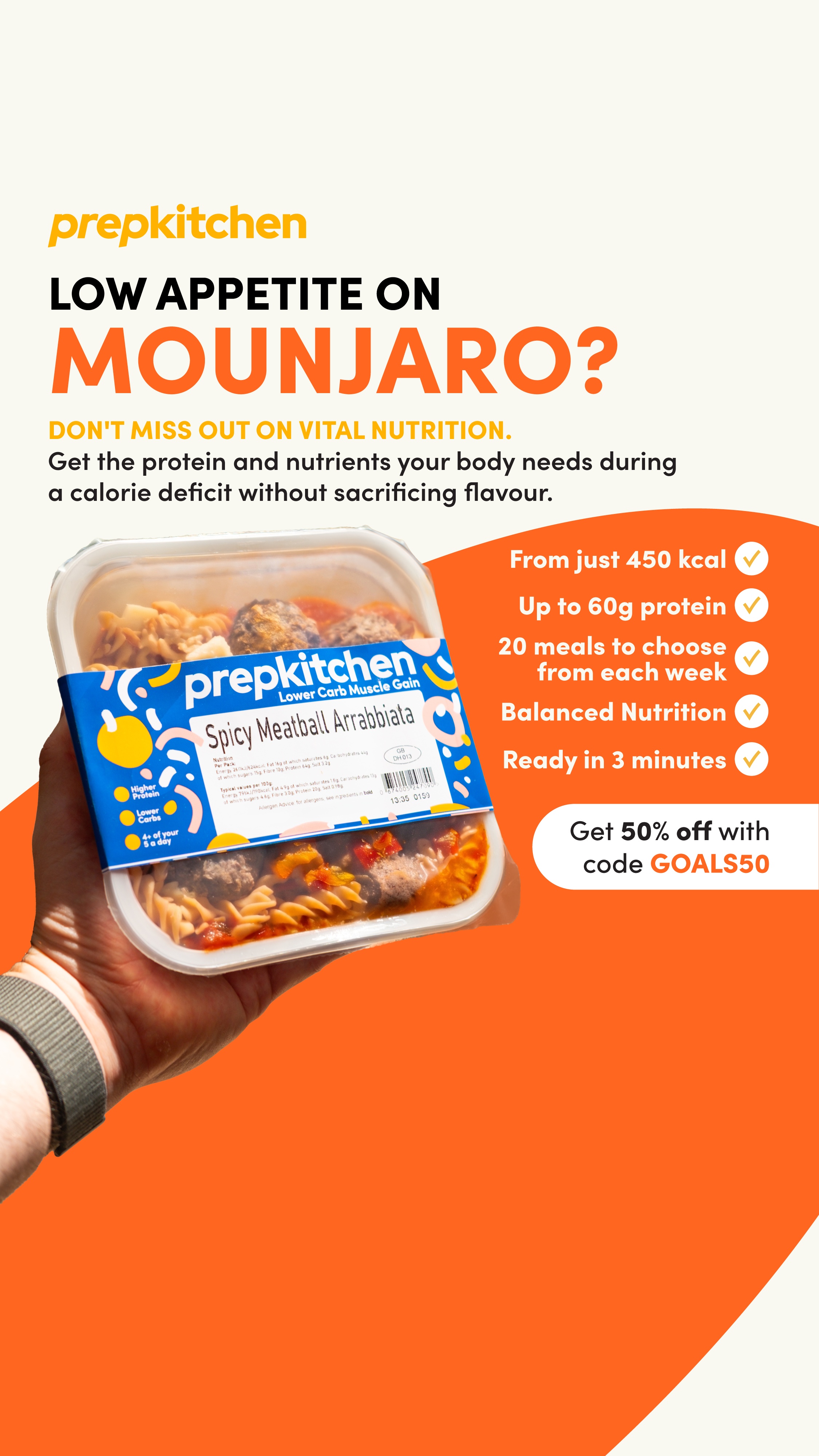 Prep Kitchen Facebook ad