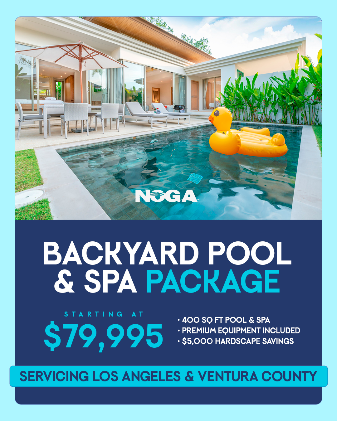 Noga Pool and Spa Facebook ad