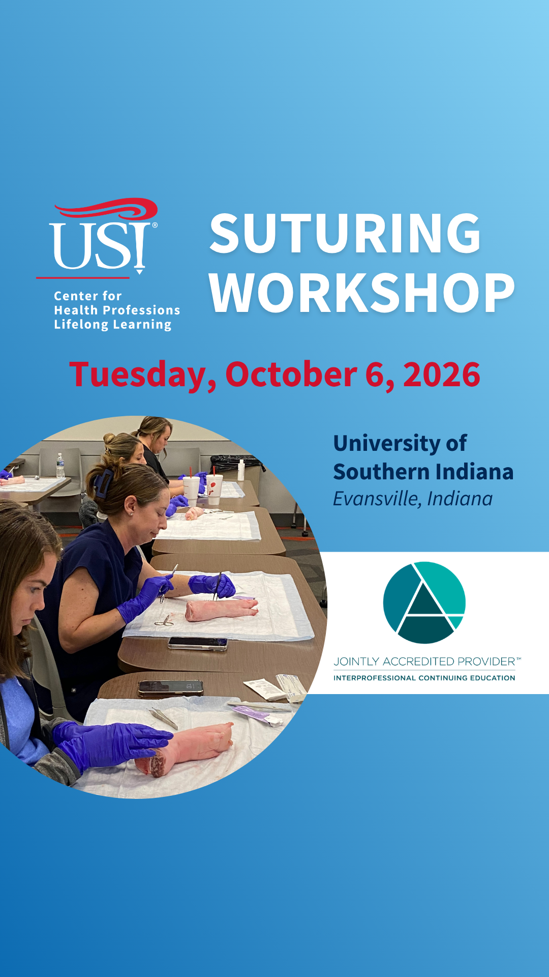 University of Southern Indiana College of Nursing and Health Professions Facebook ad