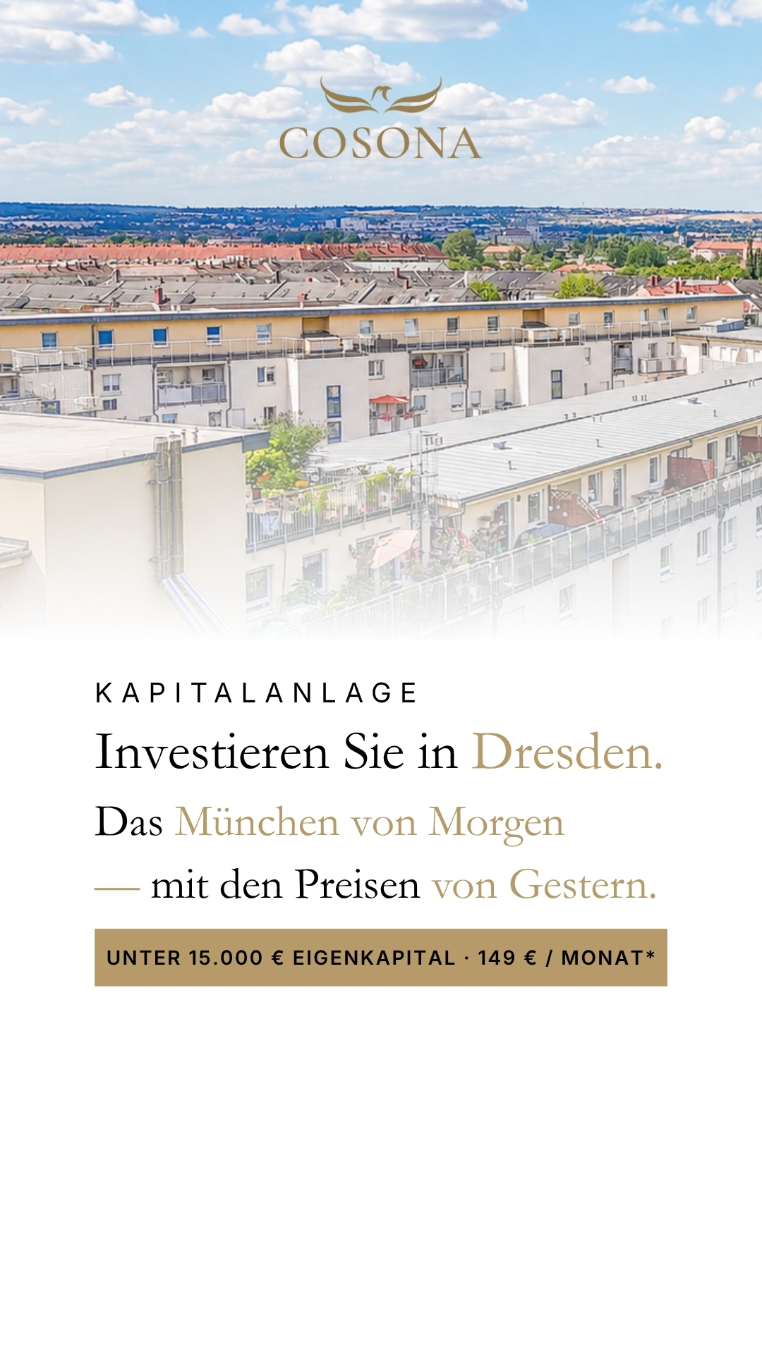 Cosona Facebook ad: Zu viel Steuern, zu wenig Rendite auf dem…