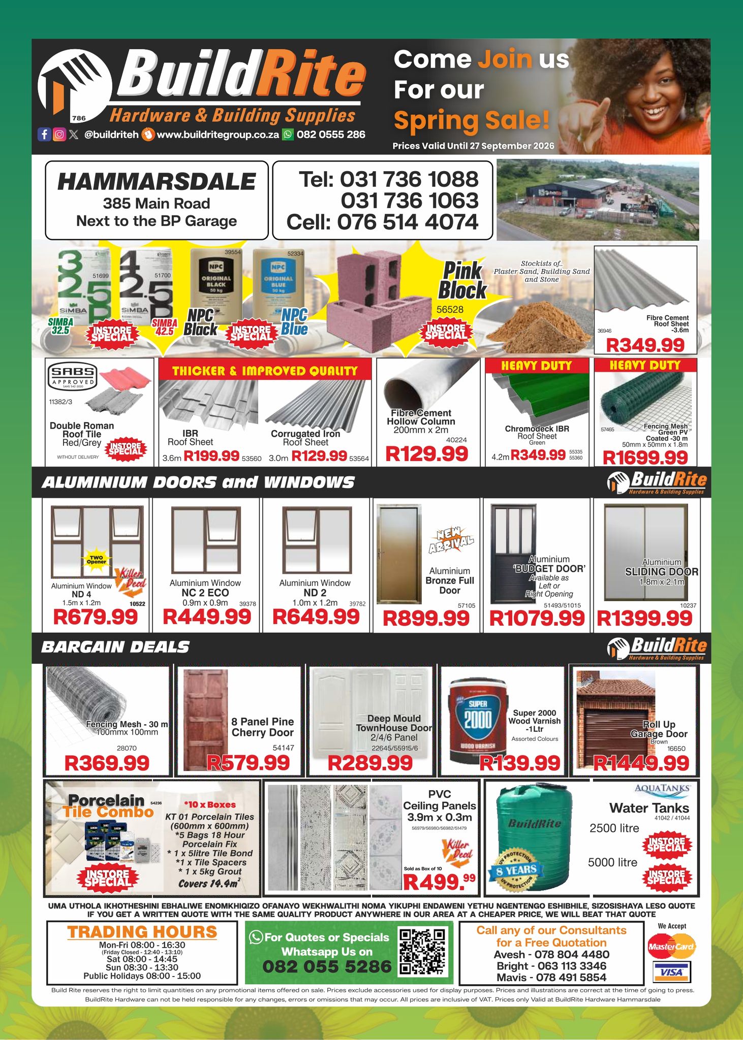 Build Rite Hardware Facebook ad