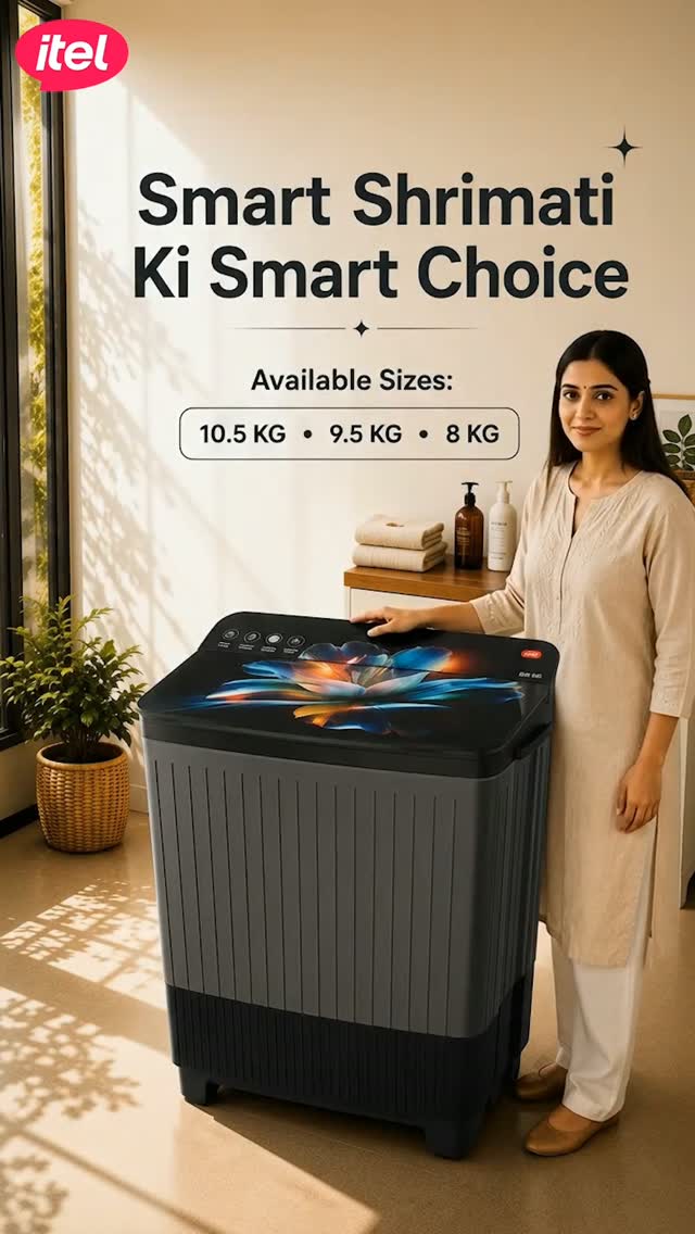 Itel Home Appliances Facebook ad: Wash smarter. Live easier.