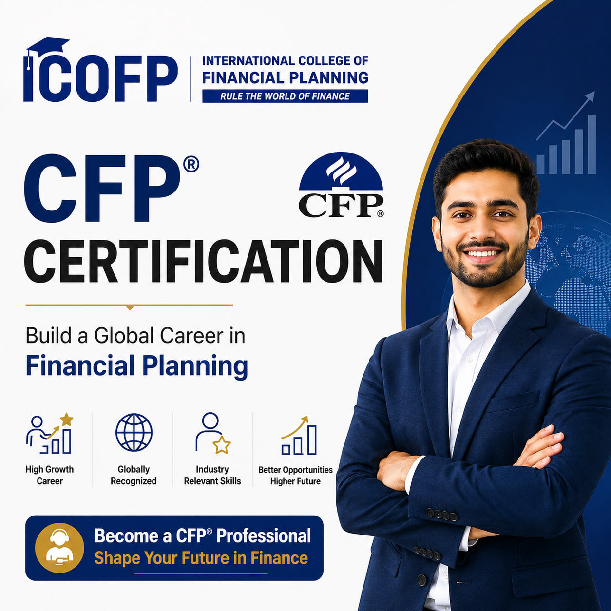ICOFP Facebook ad: Become a Certified Financial Planner