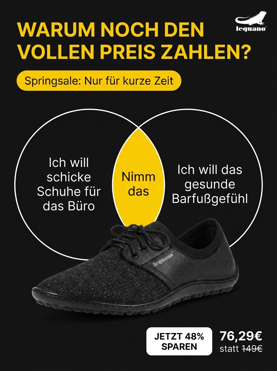 leguano Barfußschuhe Facebook ad