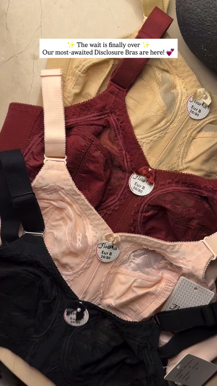 Flourish Undergarments Facebook ad: The wait is finally over-our most-requested Disclosure…