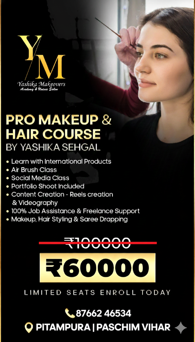 Yashika Makeovers Facebook ad from Jan 7, 2026