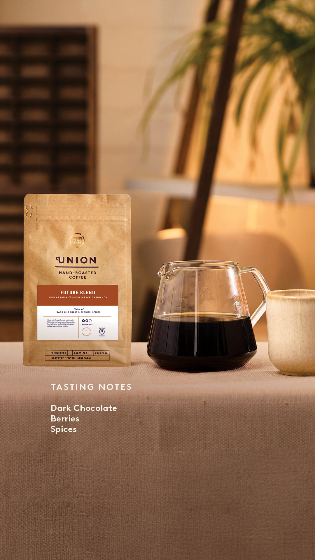 Union Hand-Roasted Coffee Facebook ad