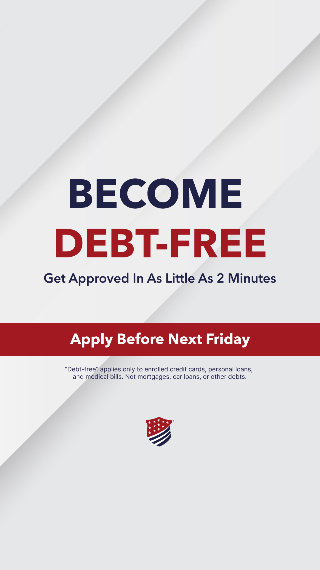 National Debt Relief Facebook ad