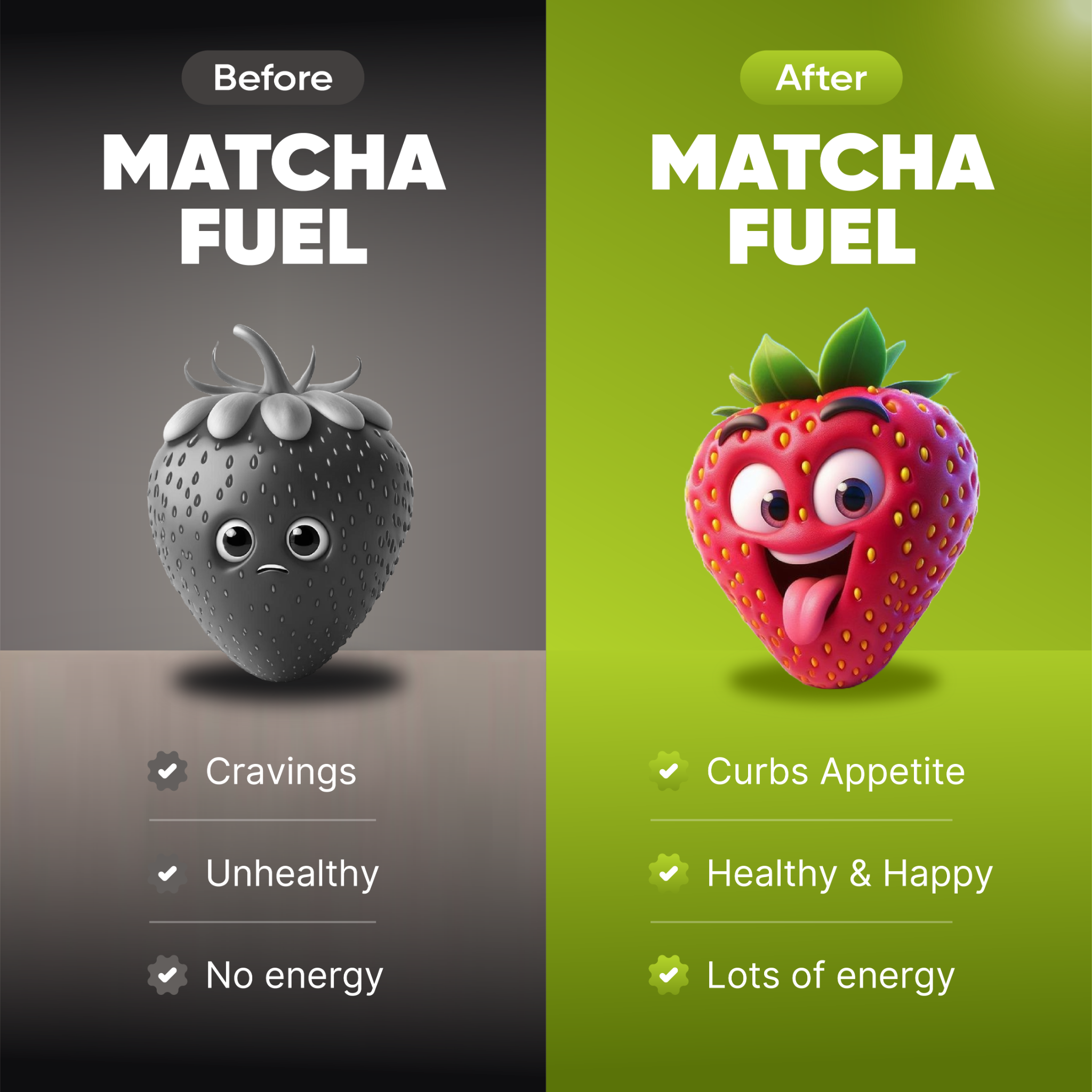 Matcha Fuel Facebook ad