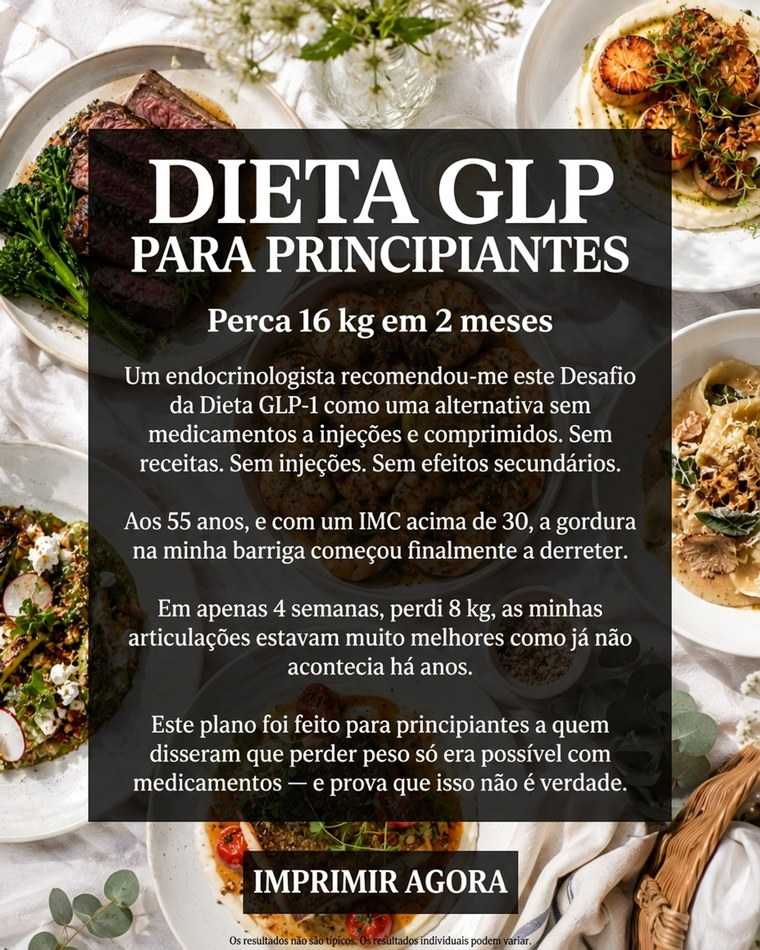 Eat Smart Every Day Facebook ad: Bastam 2 semanas para notar a diferença
