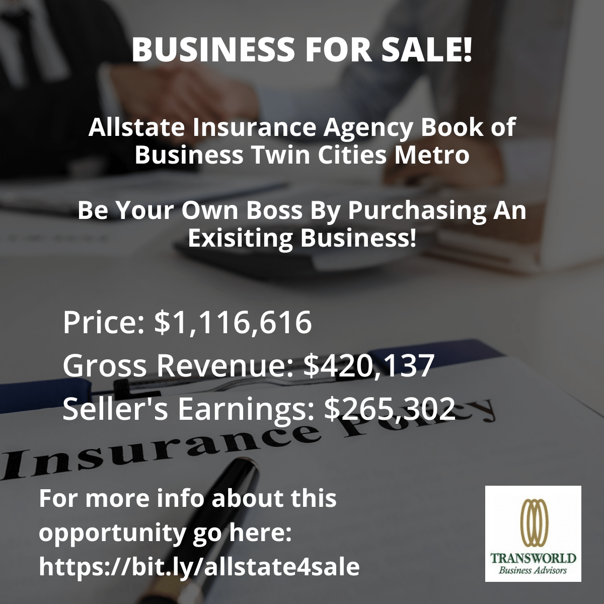 Transworld Business Advisors Facebook ad