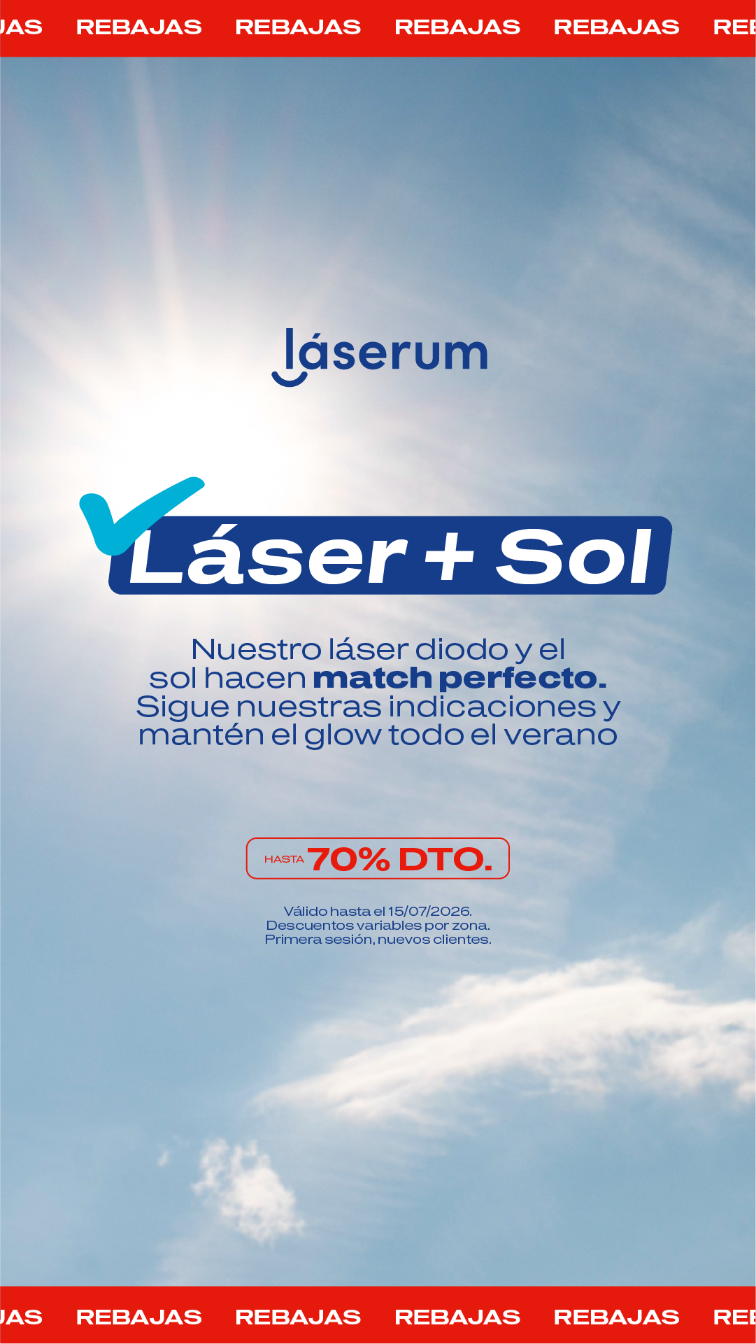 Láserum Facebook ad