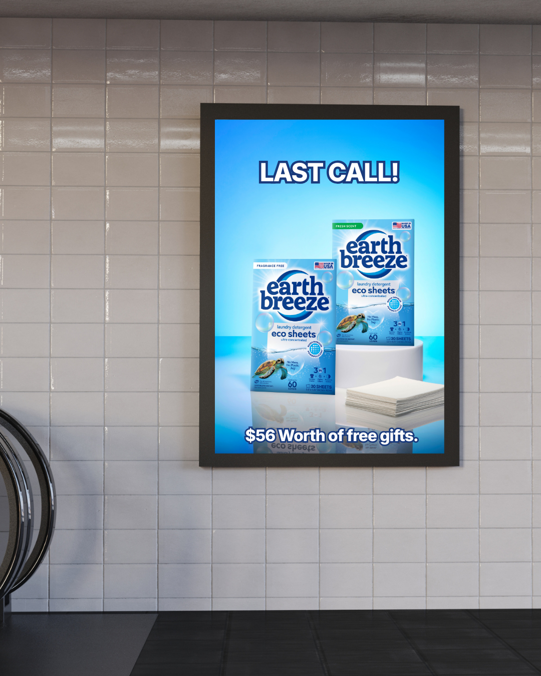 Earth Breeze Facebook ad
