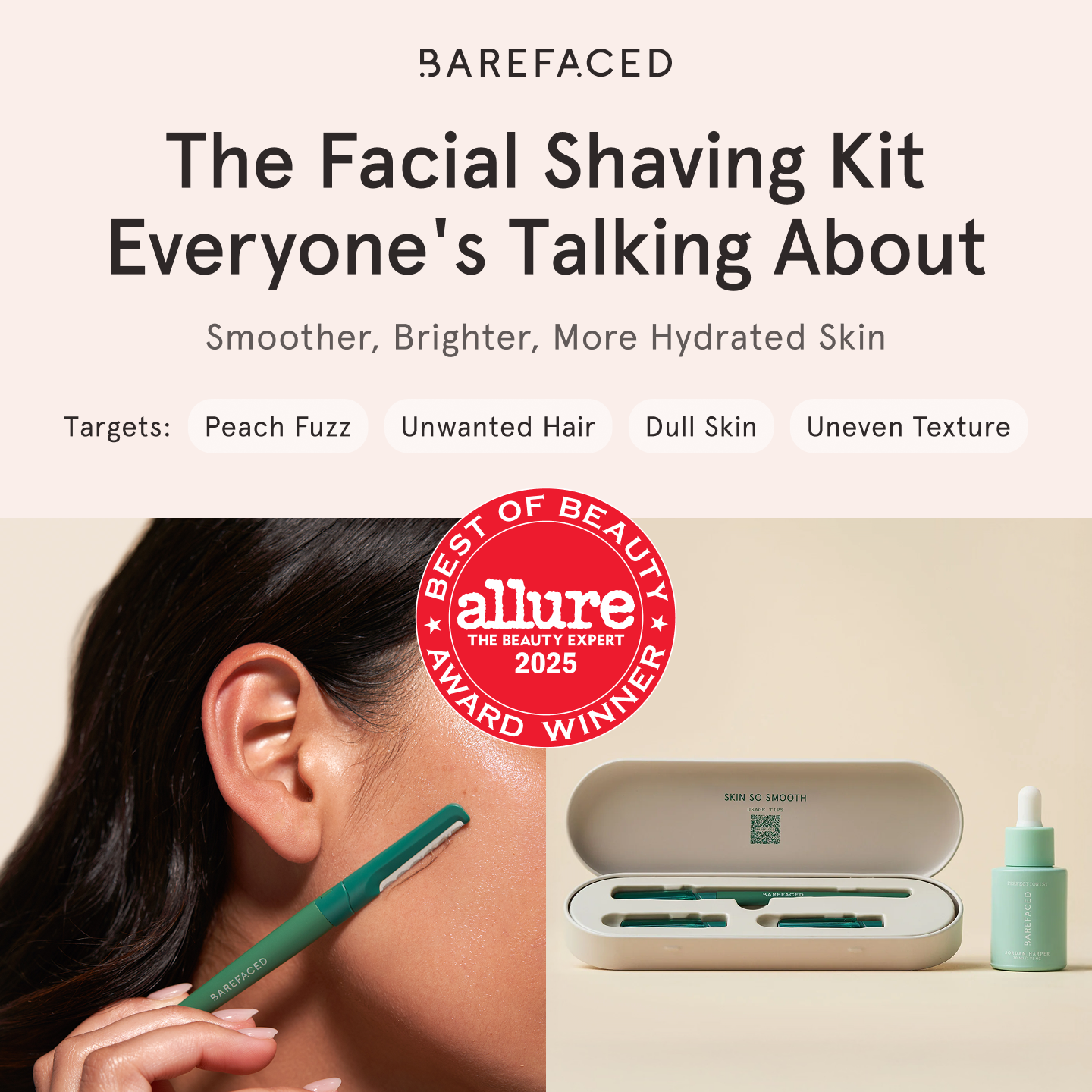 Barefaced Facebook ad
