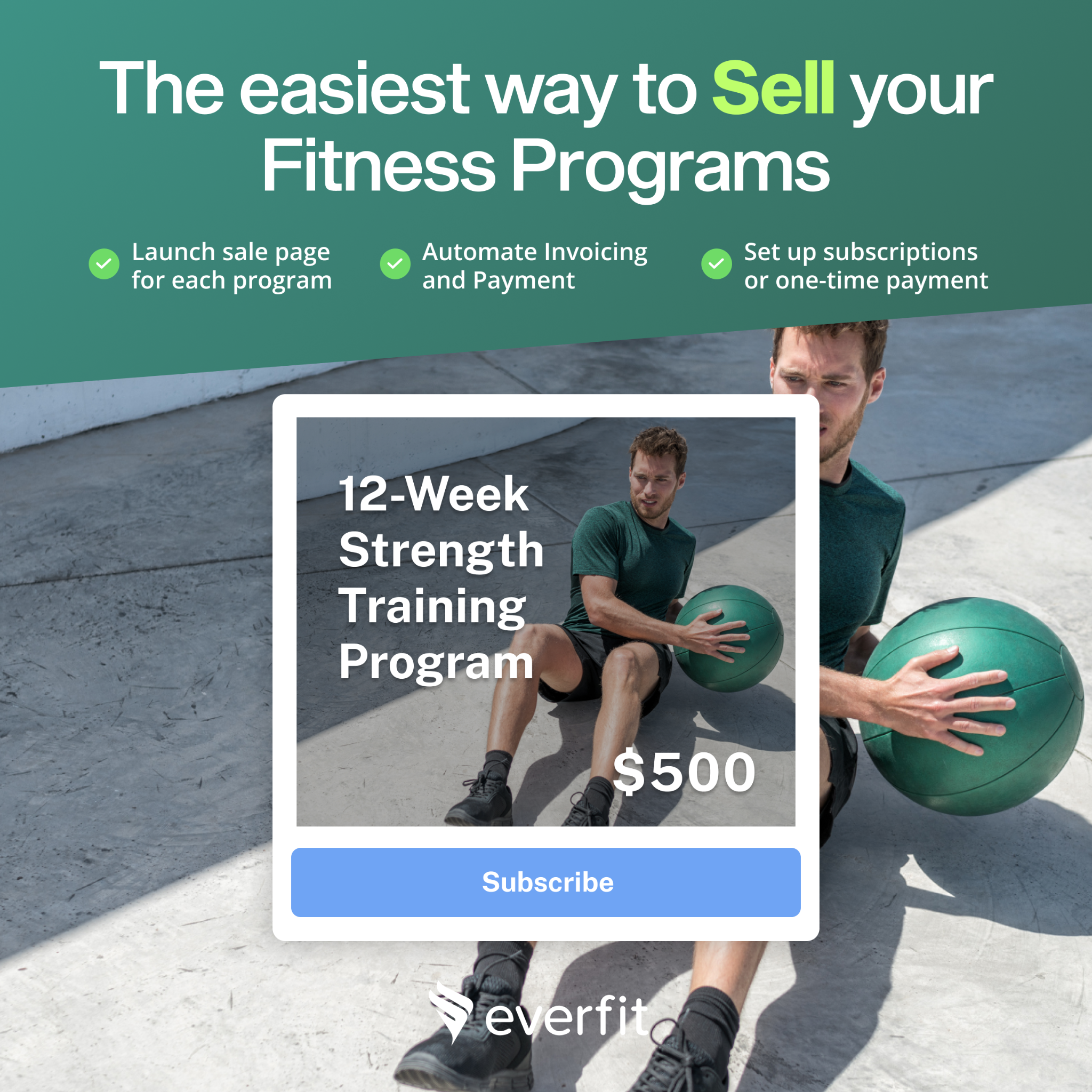 Everfit Facebook ad